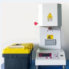 Equipo de prueba de goma del derretimiento de MFR del índice plástico del flujo/máquina de prueba plástica