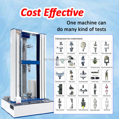 Single Column Universal Testing Machine with 850mm Stroke and IP56 Protection for Material Testing