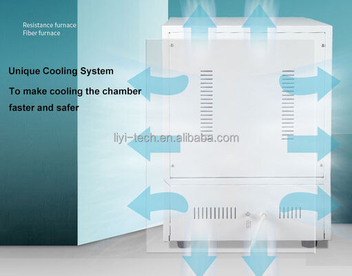 Horno mufla Liyi para laboratorio pequeño, calentamiento rápido, 700-800 grados, 1000 grados, horno de tratamiento térmico