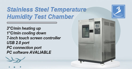 Cámara climática de temperatura alta y baja con control de ciclo ambiental constante LIYI con temperatura y humedad controladas