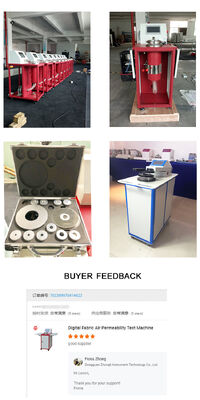 Probador de permeabilidad al aire de tejido digital de laboratorio Liyi