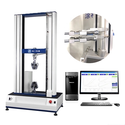 Máquina de ensayo universal de 50 kN con probador de tracción automático para polímero de caucho